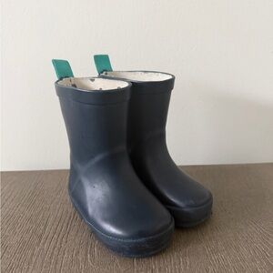 Ten Little Rain Boots Navy Toddler Size 6